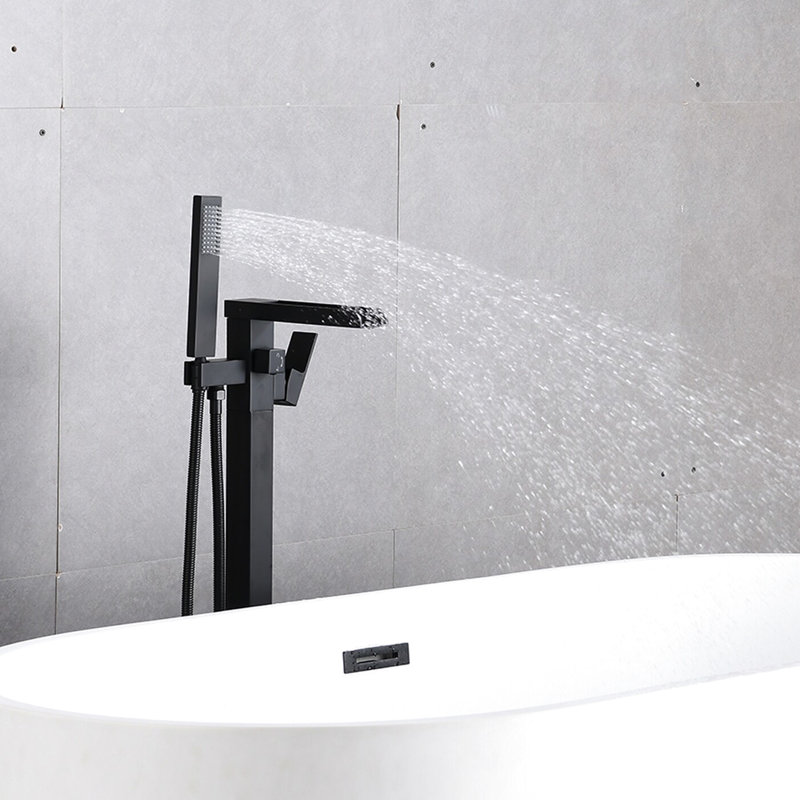 646656334-C89E Bathroom Freestanding Tub Filler