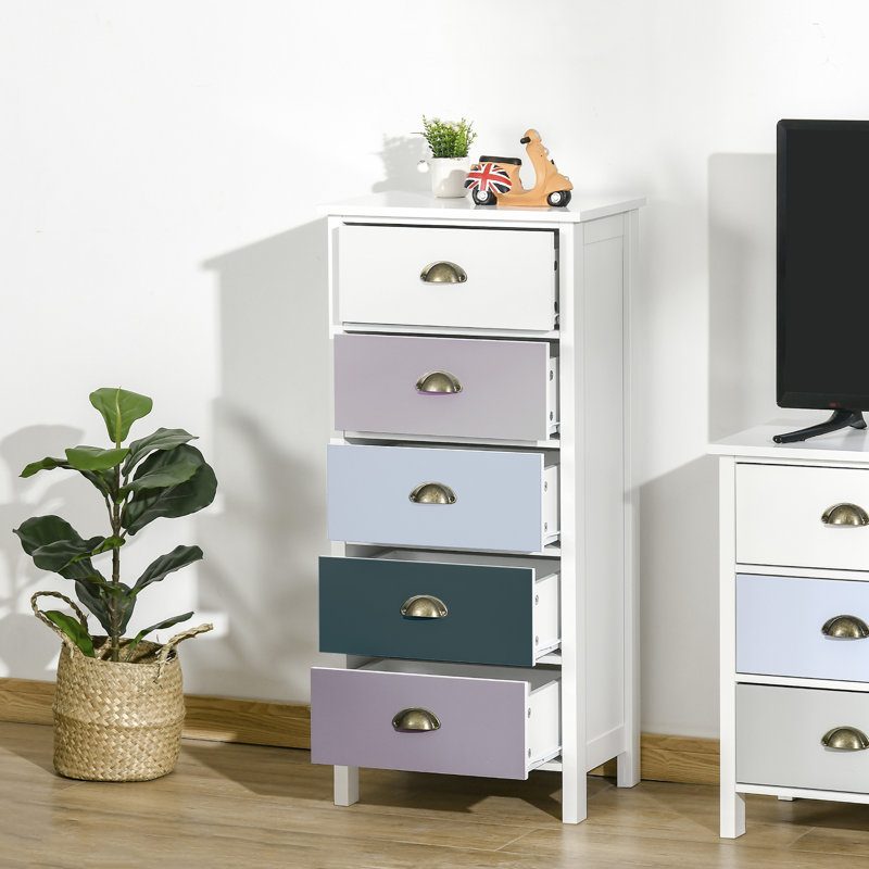Rolph 45cm W 5 - Drawer Chest of Drawers