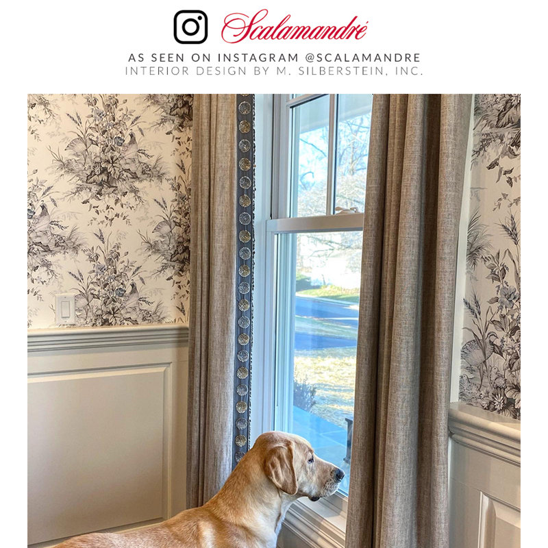 Arcadia Animal Print Wallpaper Roll, Grisaille
