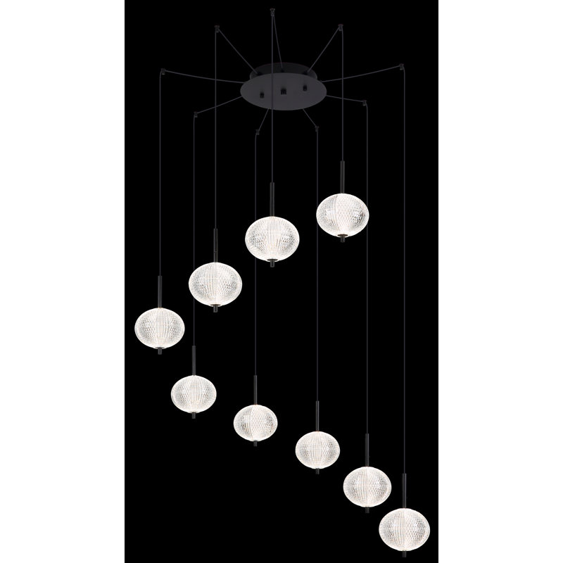 Contesa 1 - Light Matte Black LED Pendant