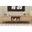 Boho TV Stand For Tvs Up To 80 Inches, Modern Farmhouse Media Console With Solid Wood Legs And Ample Storage