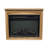28-inch Electric Fireplace With Realistic Flames And Overheat Protection
