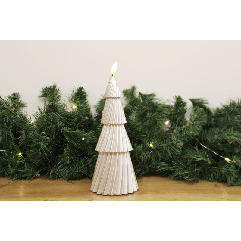 Scented Unscented Flameless Novelty Candle, 23cm H x 8.50cm W x 8.50cm D