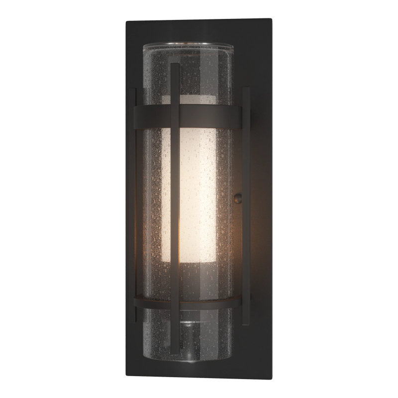 Torch Outdoor Flush Mount, 12" H x 5" W x 4.2" D, Coastal Black