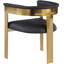 Chaise avec accoudoirs à dossier rembourré Romeo-1223767014-1223767013