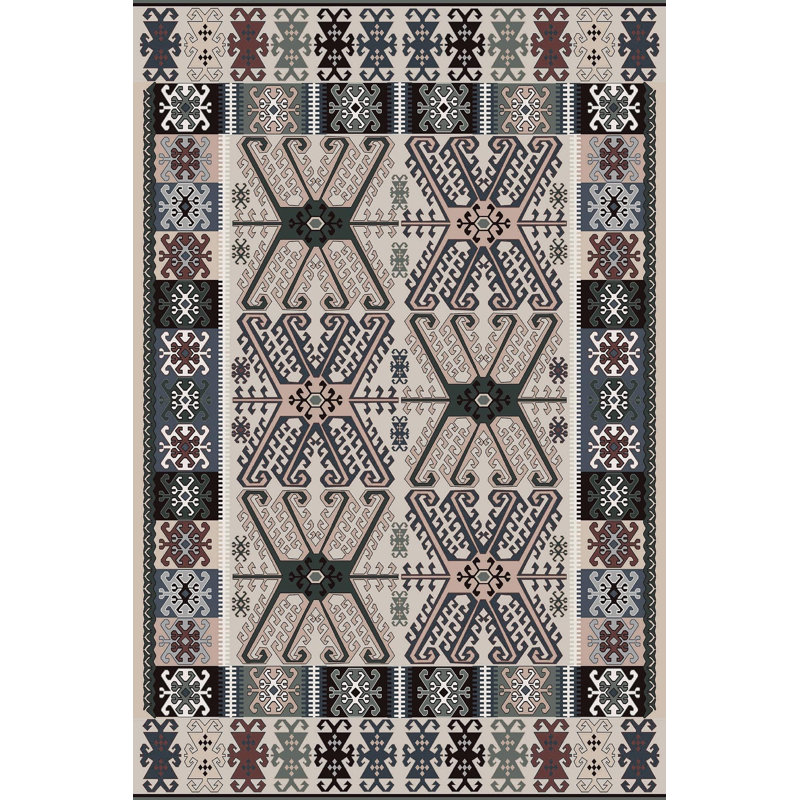 Luxurious Woven Area Rug, 100% Polyester, 23.6 x 39.4 inches | 650 g/m², 0.3 in Pile Height | Antibacterial, Non-Slip PVC Dot Underside, Machine Washable | 3D Digital Printing, Perfect for Living Room & Bedroom Decor