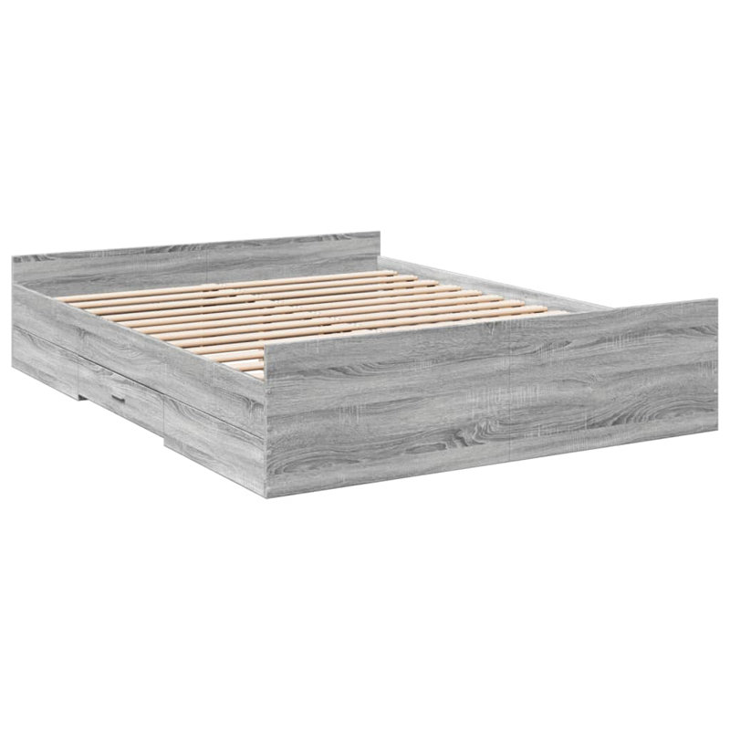 Peltz Bed, Kingsize (5'), Grey Sonoma