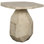 Polyhedron Marble End Table