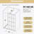 Framed Glass Shower Screen For Bathroom