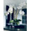Artificial Orchid Arrangement in Glass Vase