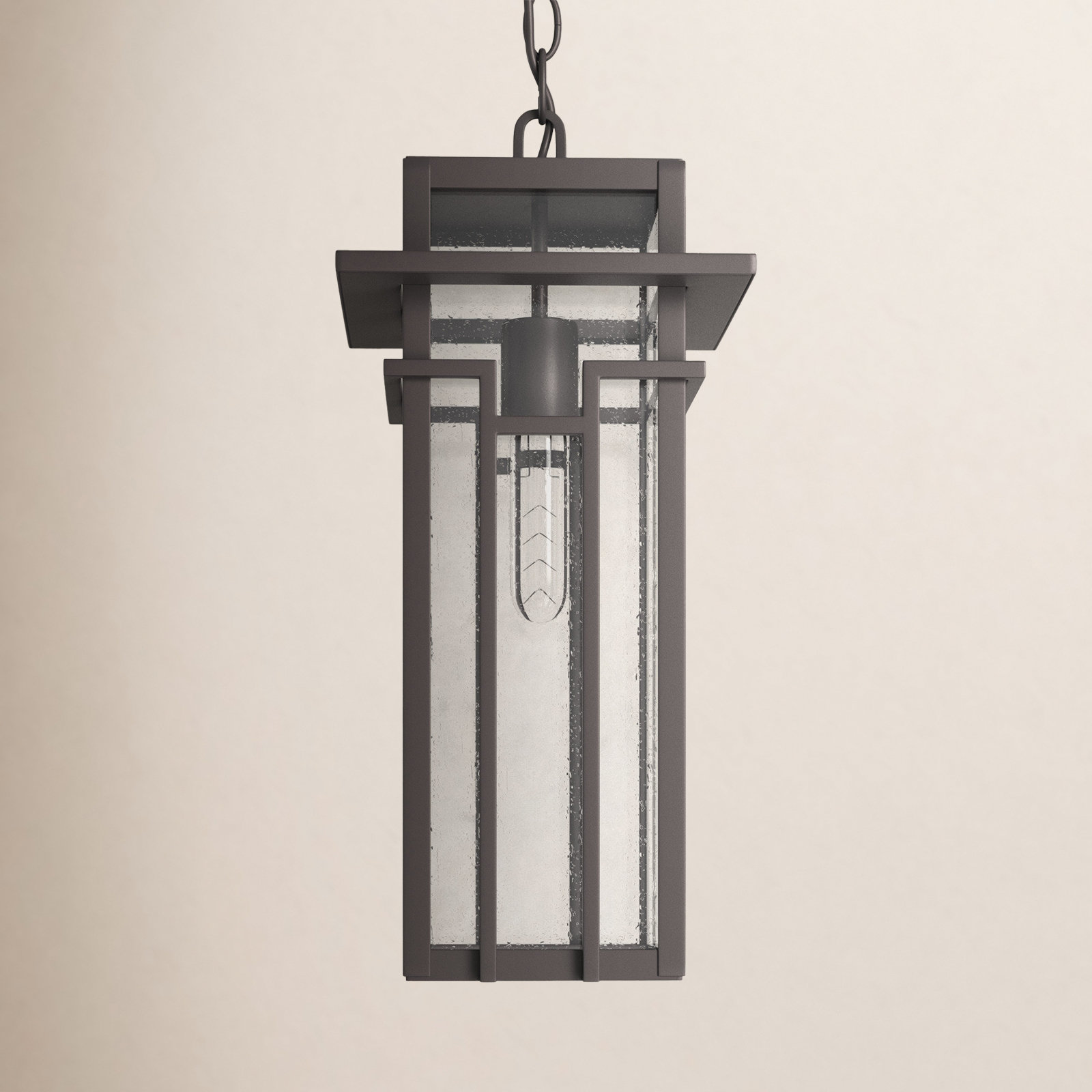 Seeded Outdoor Hanging Lantern