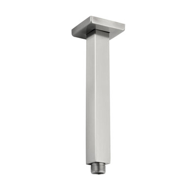 Square Ceiling Mount Shower Arm With Flange,1/2 Npt Tapered Threads For Shower Head
