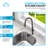 KBFmore 17.63 Inch Dual Function Stainless Steel Kitchen Faucet with Pull Out Down Spray Head-86309182