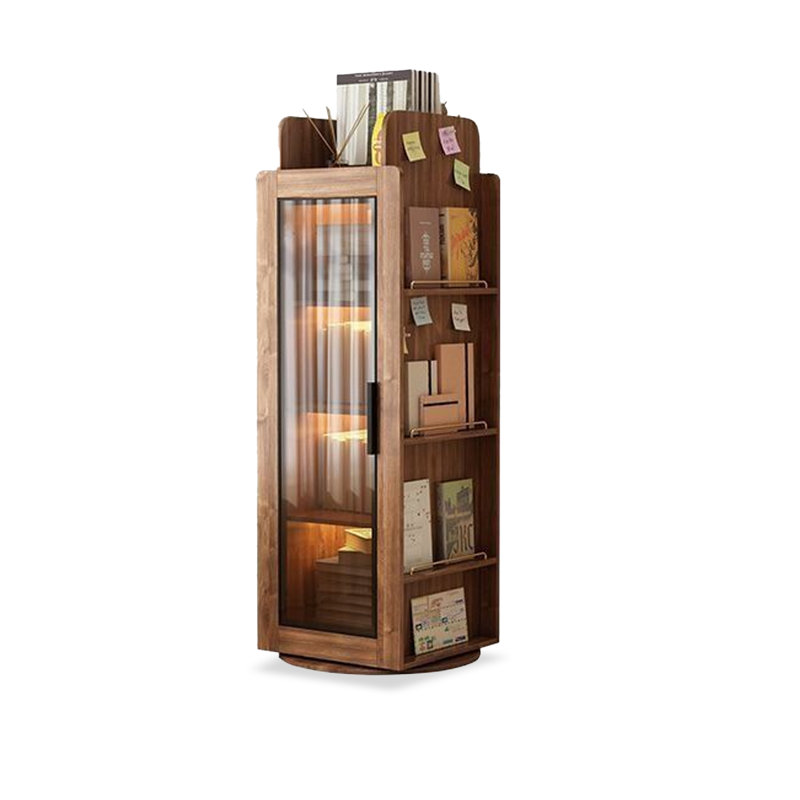 Nut-brown Solid  Wood Display Cases