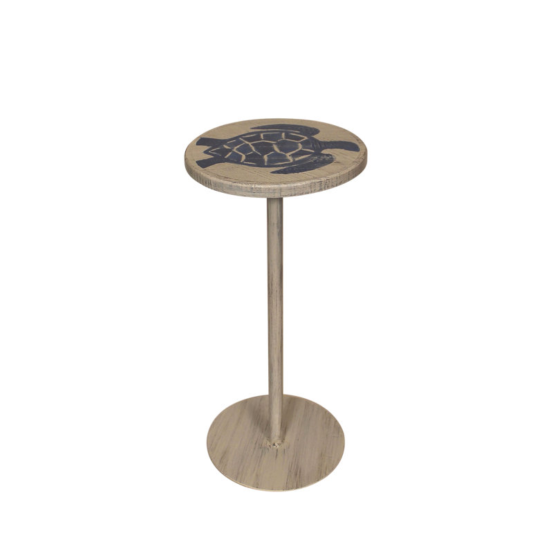 Vanarsdale Solid Wood Top End Table