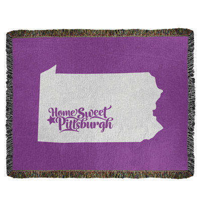 Jeté en coton tissé pittsburgh pennsylvanie