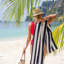 Serviette de plage Arkwright California Cabana 100% coton 30 x 70 (paquet de 4)-75204818