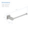 Barre à serviettes murale 10 "-53162350