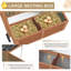 Grand poulailler en bois 95 "avec roulettes-554028248