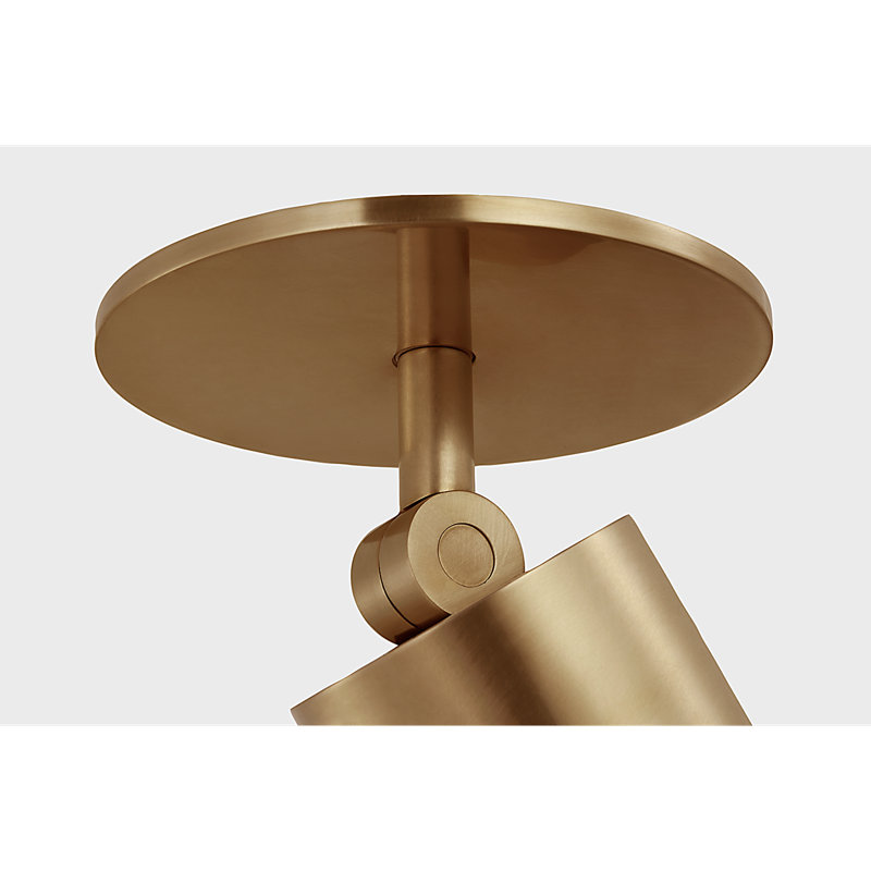 Kelly Wearstler 1 - Light LED Spotlight, Antique-Burnished Brass