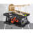 Keter Folding Table Work Bench for Miter Saw Stand with Included 12 Inch Wood Clamps Ideal for Woodworking and Accessories