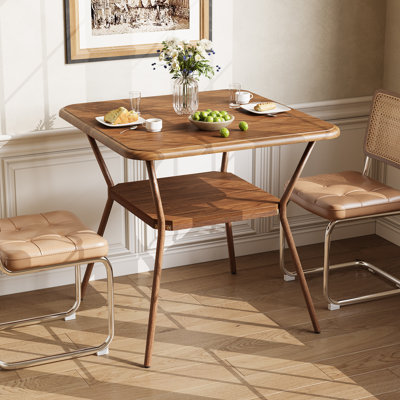 Metal Base Dining Table