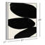 «Beige and Black Abstract Modern» par Oliver Gal, reproduction sur toile flottante-68916697-68916696