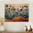 Fantasy Field Of Ranunculus Flowers III - Ranunculus Wood Wall Art - On Natural Pine Wood-1484219241