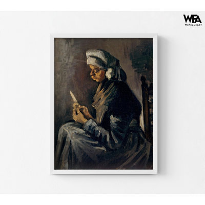 The Potato Peeler By Vincent Van Gogh, Potato Wall Art, Classic Art Print, Rustic Portrait Print, Female Figure Art, Rural Scenery Print
