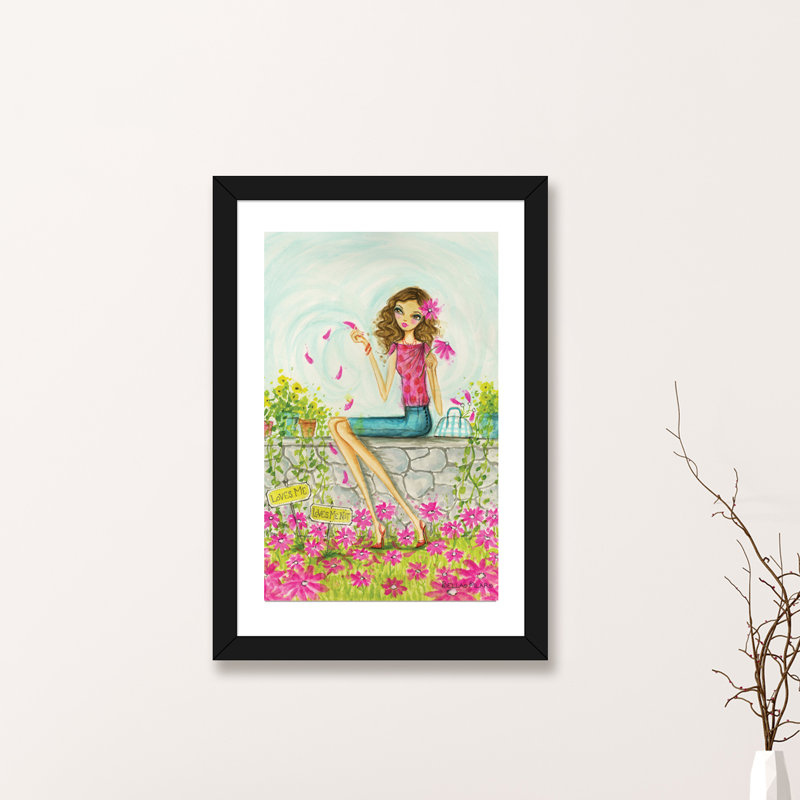 Printemps à Summerside # 4, art, H 32 po x l 24 po x P 1 po, Papier avec cadre noir