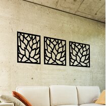 Deco 79 Metal Floral Home Wall Decor Wall Sculpture with Black Frames and  Butterfly Accents, Set of 2 Wall Art 12W, 28H, Teal