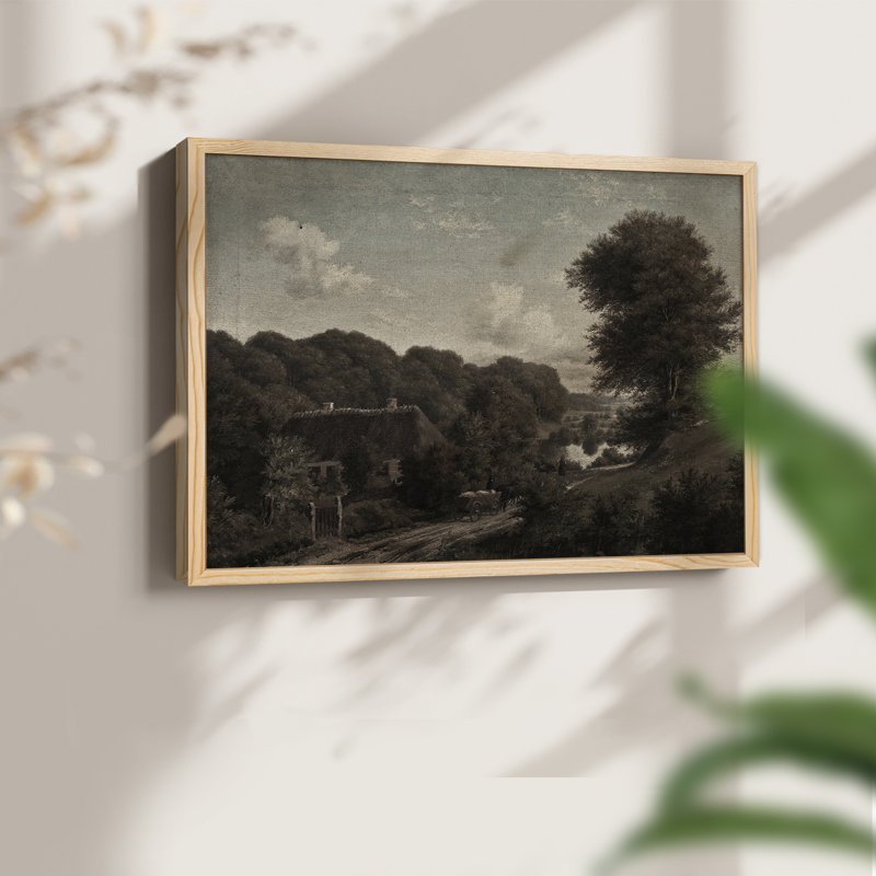 Paysages rétro-Cccxcv-reproduction encadrée, H 8 po x l 10 po, Naturel