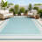 Hasad Modern Border Stripe Aqua/Beige Indoor/Outdoor Rug-602586967