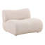 Oasis Polyester Boucle Fabric Occasional Chair, Sand