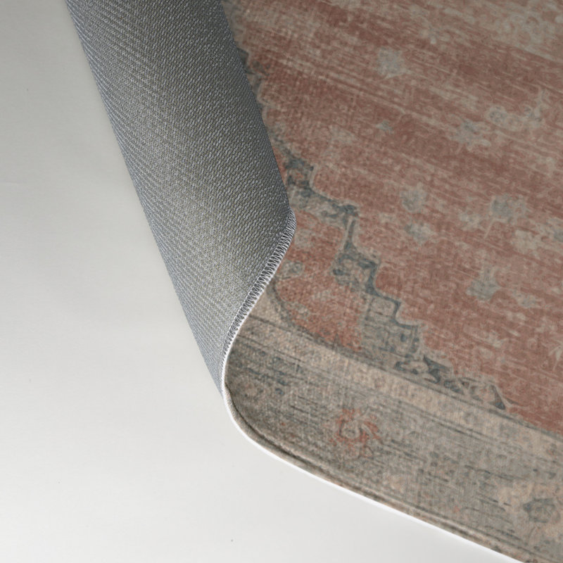 Tapis gris intérieur et extérieur surteint, Rectangle 5 pi x 7 pi