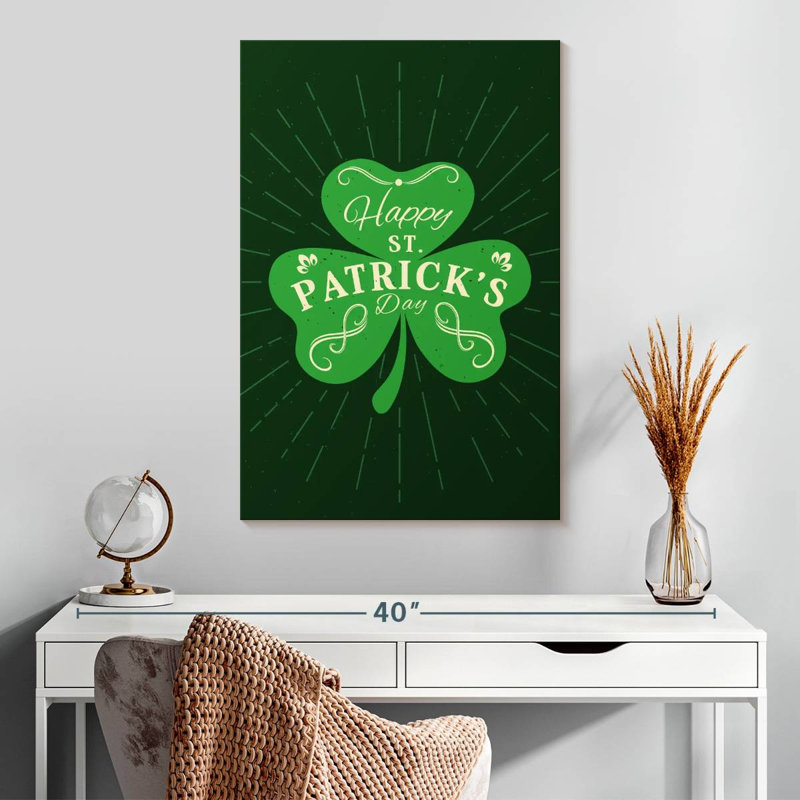 Lelend Happy St. Patrick's Day, 30" H x 20" W