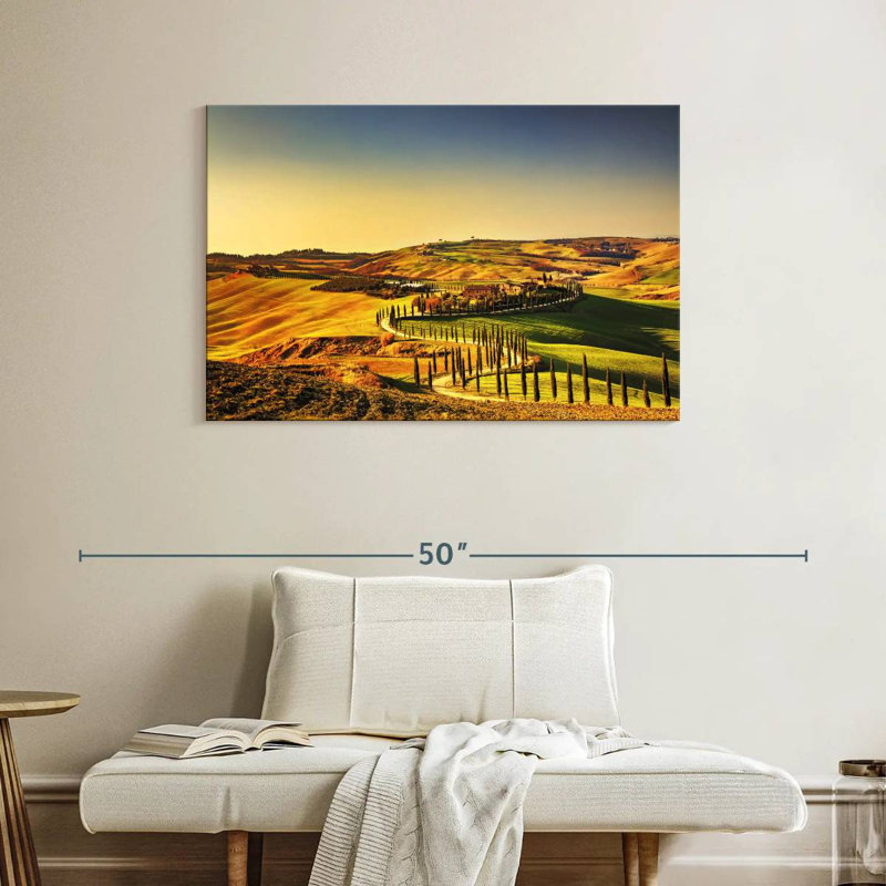 Alvord Tuscany Rural Sunset, 26" H x 39" W