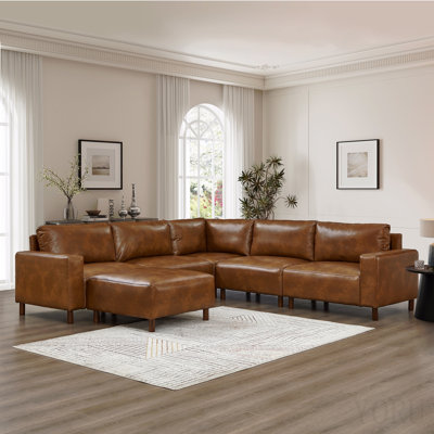 Canapé modulaire de luxe en cuir PU