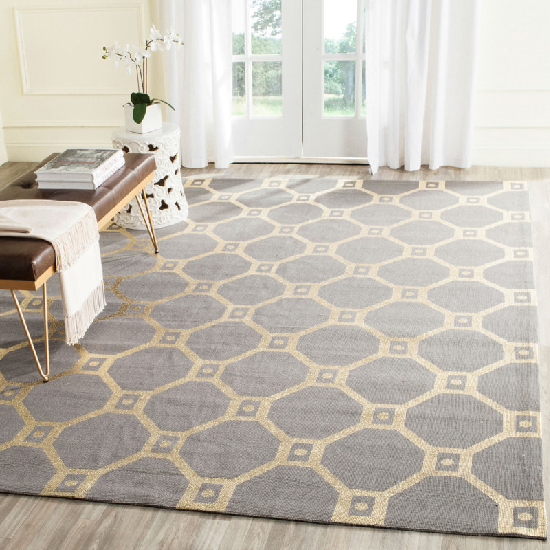 Tapis en jute tissé à la main Nilde Cedar Brook, Rectangle 9 pi x 12 pi