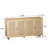 62.20"Elegant And Functional 4-Door Rattan Decorative Storage Cabinet,For Bedroom,Living Room-516581748