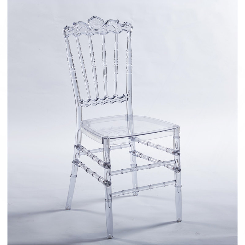 Chaise de mariage, chaise de salle à manger, ensemble de 4, siège en plastique