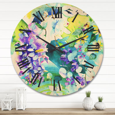 Solid Wood Wall Clock
