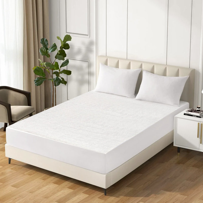 Akia Waterproof Fitted Mattress Protector Case Pack, Super King (6')