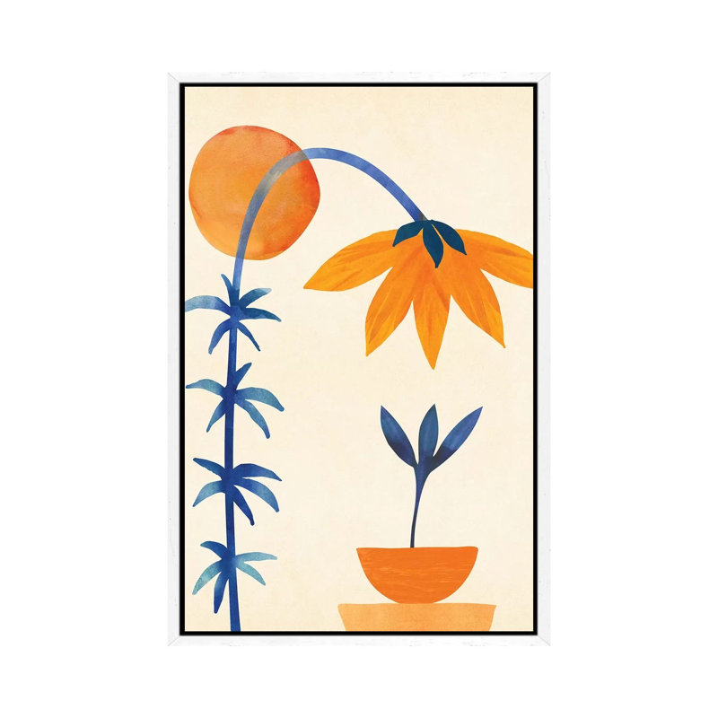 Welcome To The Neighborhood - Print on Canvas, White Floater Framed, 152.4cm H x 101.6cm W x 3.81cm D