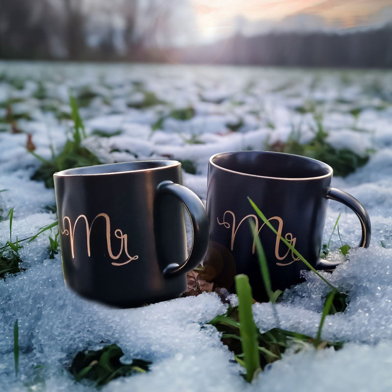 Axelson Porcelain Coffee Mug, Black