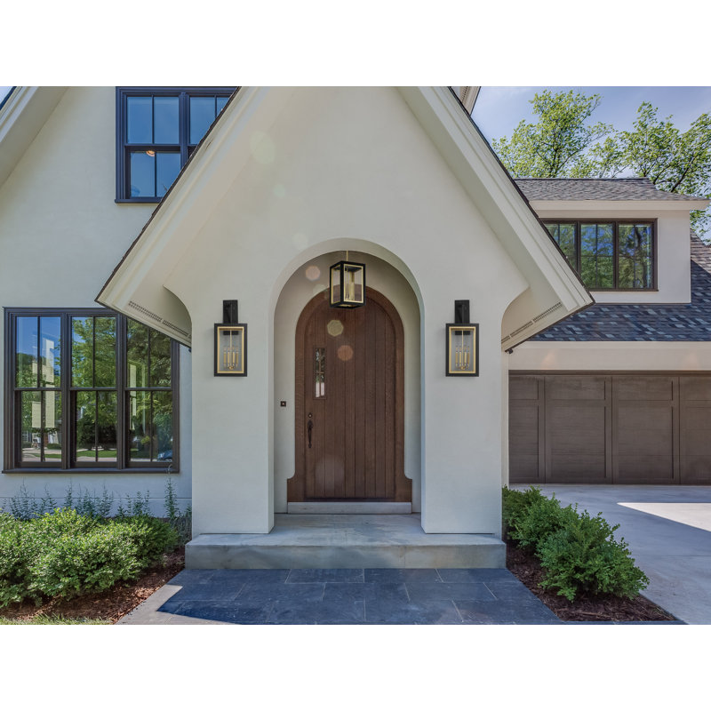 Mullikin 4 - Light Outdoor Pendant, Black/Gold