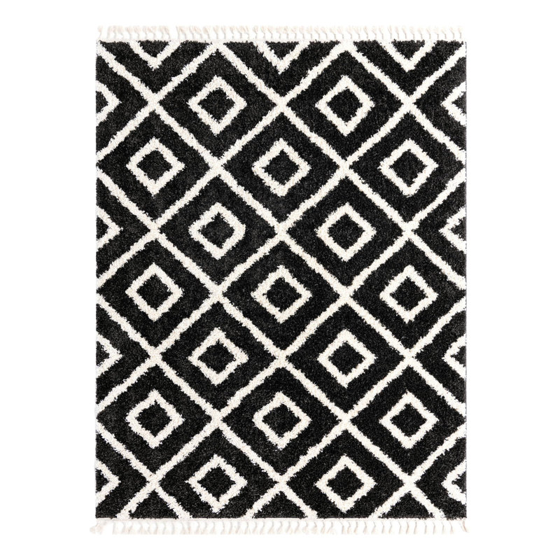 Bikales Geometric Indoor Rug, Rectangle 7'10" x 10'