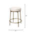 Asteria Iron Counter Stool, Antique Brass-1764990793