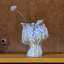 Vase de table en céramique bleu