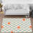 Transitional Floral Printed Non-Woven Soft Rug with Muted Tones for Living Room Bedroom and Office Decor-114334085